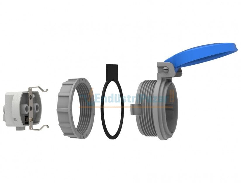 1*16A Somunlu Pano Prizi IP44 BY8-1402-2440 BEMİS