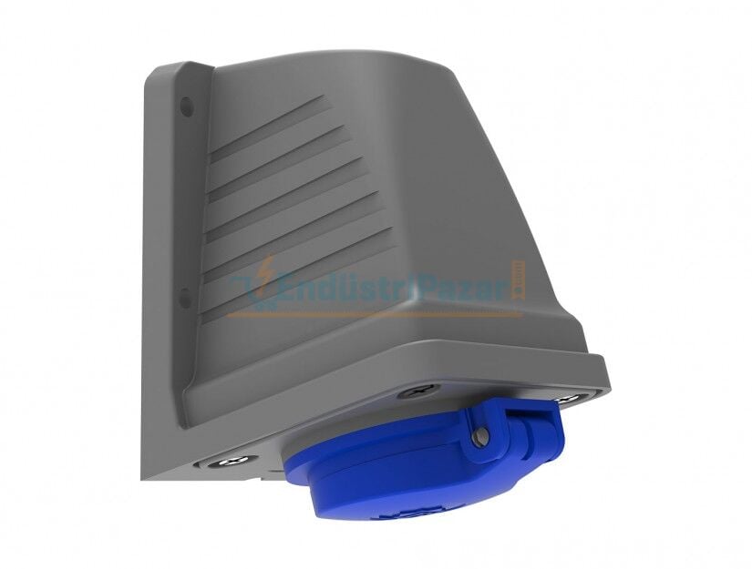 1*16A 90° Eğik Duvar Priz IP44 BP1-1402-2535 BEMİS