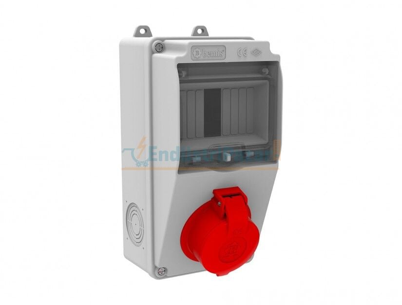 Ön 3*25A 380V 1 Adet Prizli Kombinasyon IP44 BD1-2105-0000 BEMİS