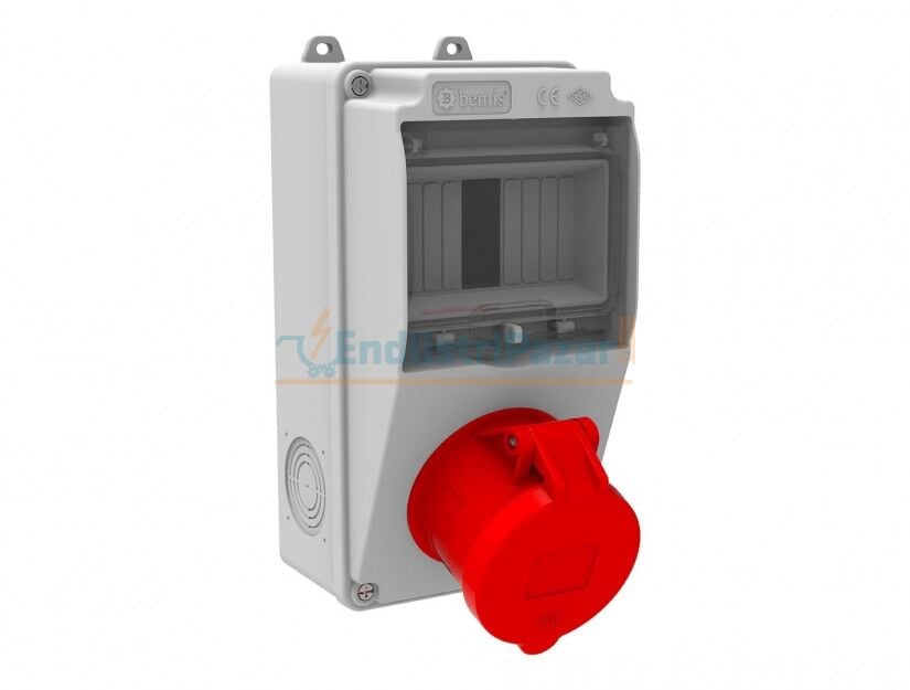 Ön 5*32A 380V 1 Adet Prizli Kombinasyon Halogen Free IP44 BH1-2134-0000 BEMİS