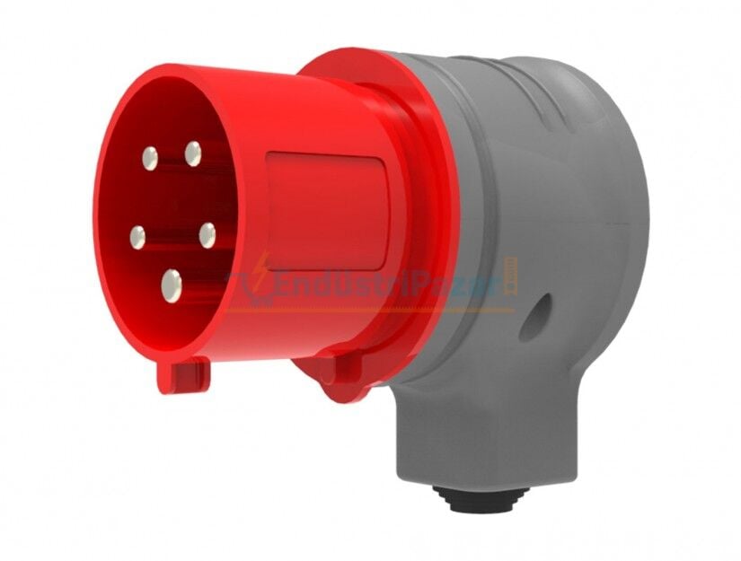 5*16A 380V 90° Eğik Enversör Döner Fiş IP44 BC1-1505-2080 BEMİS