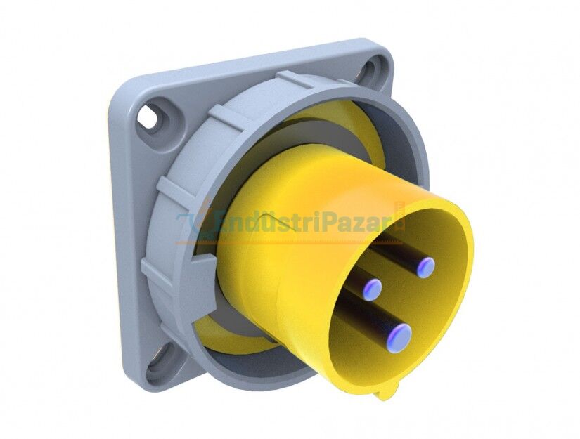 3*16A 110V Makine Fişi IP67 BC1-1303-7114 BEMİS