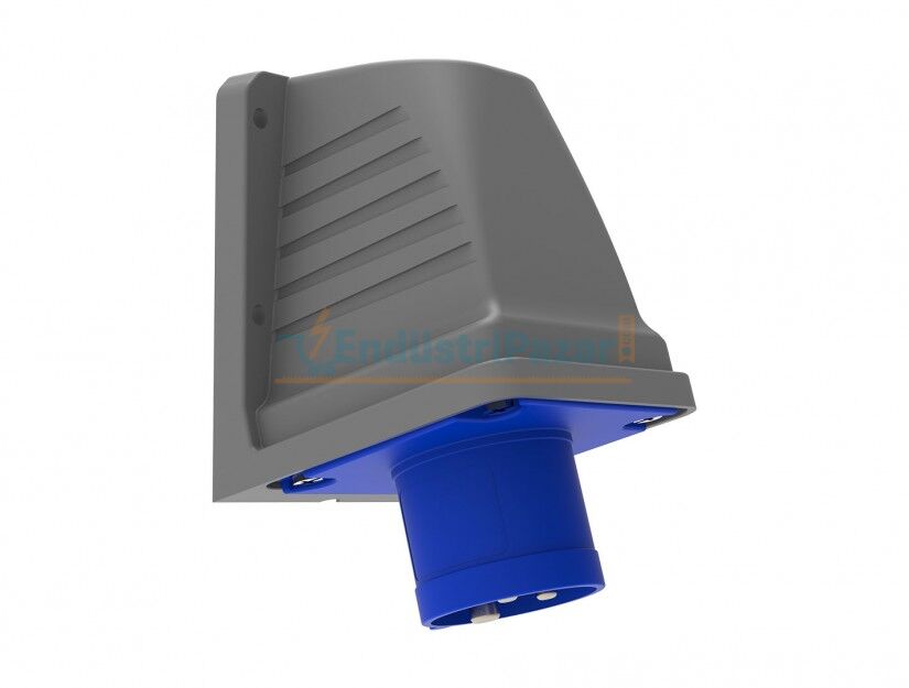 3*16A 220V 90° Eğik Duvar Fiş IP44 BC1-1403-2236 BEMİS
