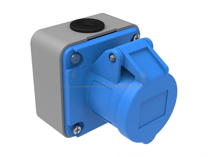 3*16A 220V Duvar Priz IP44 BC1-1403-2510 BEMİS