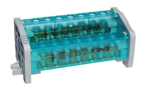 2 Kutuplu Dağıtıcı Üniteler 250A (Kapaklı)