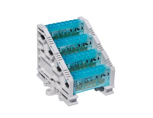 4 Kutuplu Dağıtıcı Üniteler 80A (Kapaklı) Yüksek Model