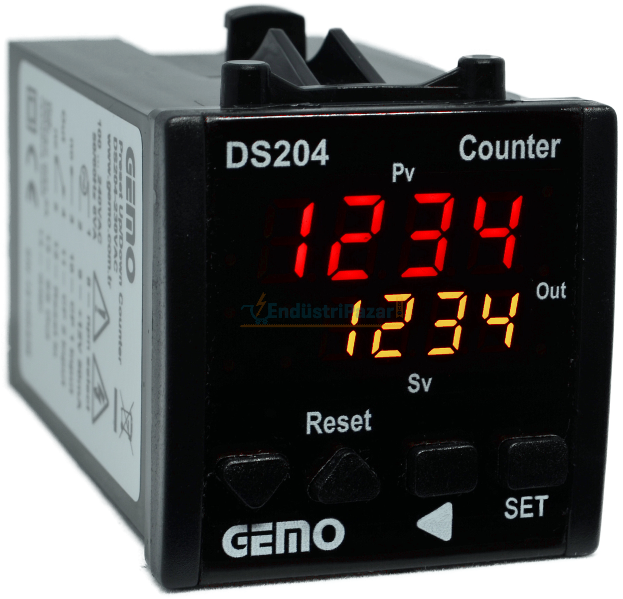 DS204-230VAC 4 Haneli Dijital Sayıcı GEMO