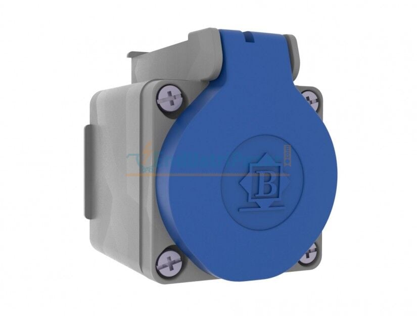 1*16A Duvar Kasalı Pano Priz IP44 BY8-1402-3510 BEMİS