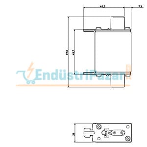 NH000 35A Bıçaklı Sigorta 3NA3814 SİEMENS