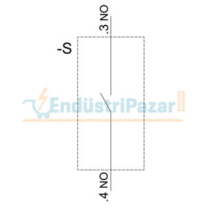 22mm 1NO Buton 3SU1150-0AB10-1BA0 SİEMENS