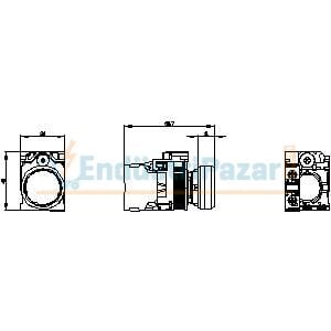 Metal Buton 3SU1150-0AB20-1CA0 SİEMENS