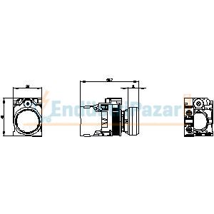 Metal Buton 3SU1150-0AB20-1CA0 SİEMENS
