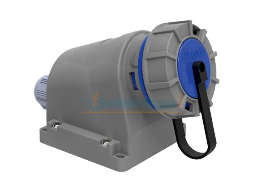 1*16A 90° Eğik Duvar Priz BS1-1402-7535 IP68 BEMİS