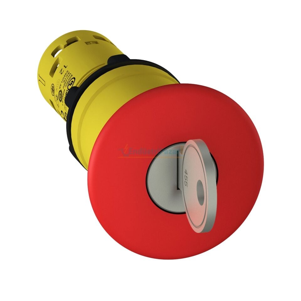 Anahtarlı Mantar Buton XB7NS9445 SCHNEİDER