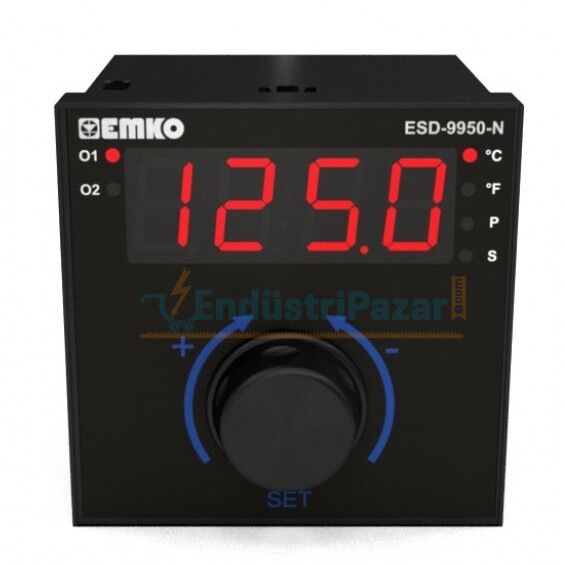 ESD-9950-N.4.20.0.1/02.00/0.0.0.0 Dijital Göstergeli Analog Sıcaklık Kontrol Cihazı 115Vac EMKO