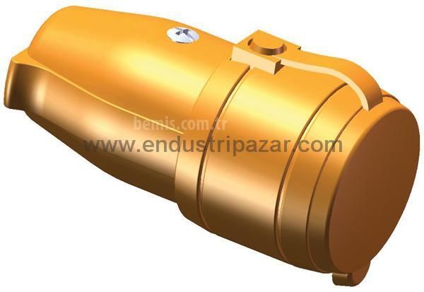 1*16A KAUÇUK MONOFAZE UZATMA PRİZİ TURUNCU IP44 BEMİS BV4-1402-2311