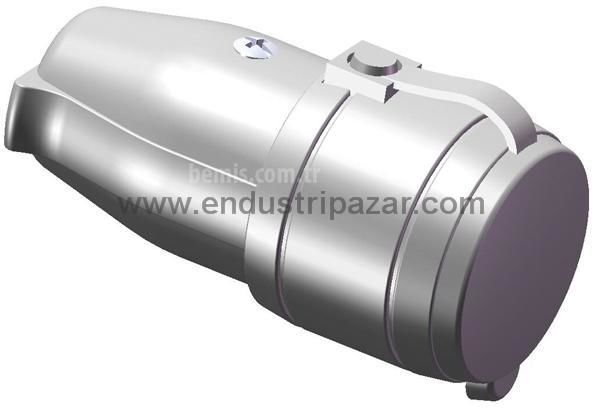1*16A KAUÇUK MONOFAZE UZATMA PRİZİ GRİ IP44 BEMİS BV5-1402-2311