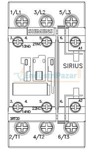 17A 7,5kW Kontaktör 3RT2025-1AB00 SİEMENS