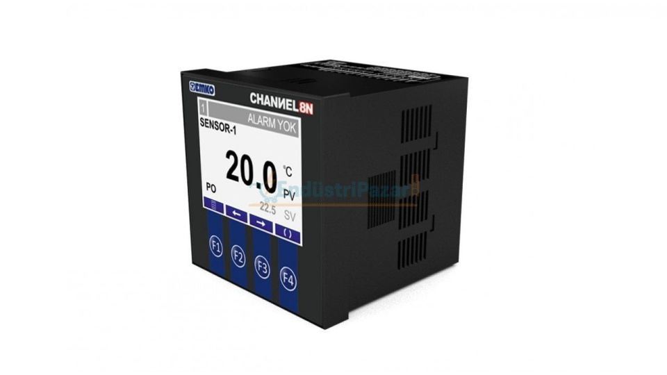 8 Kanal Sıcaklık Tarayıcı Channel8-N EMKO 24Vac 50/60Hz - USB + RS-485 + RS-232 ModBus RTU Haberleşme
