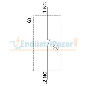 22mm 1 NC Kırmızı Buton 3SU1150-0AB20-1CA0 SİEMENS