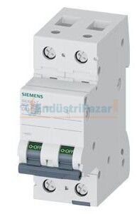 2 Faz 63A C Tipi 6kA Otomatik Sigorta 5SL6263-7 SİEMENS