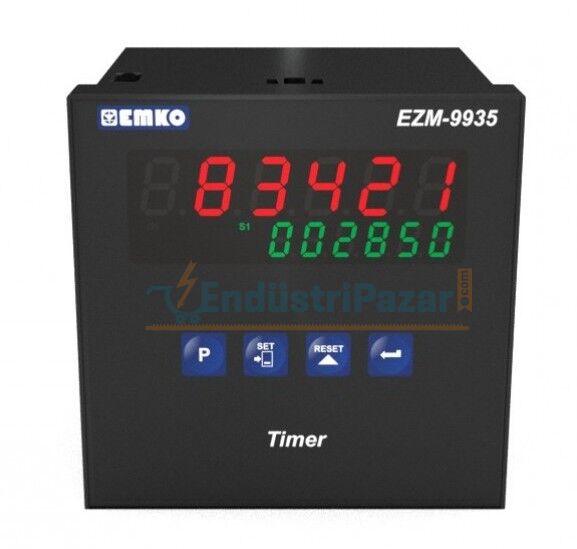 EZM-9935.3.00.0.1/00.00/0.0.0.0 Tek Setli Programlanabilir Zaman Rölesi 24Vac EMKO