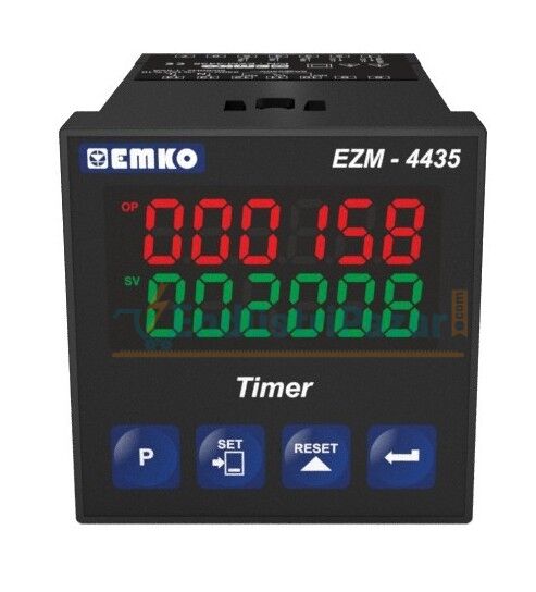 EZM-4435.2.00.0.1/00.00/0.0.0.0 Tek Setli Programlanabilir Zaman Rölesi 24Vac/Vdc EMKO