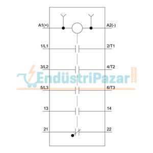 17A 7,5kW Kontaktör 3RT2025-1BB40 SİEMENS