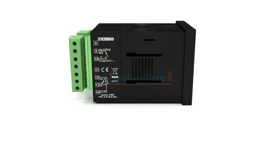 ECO HR PID Sıcak Yolluk Kontrol Cihazı EMKO 115Vac 50/60Hz - 2 Röle Çıkışı (NO+C) 5A@250Vac + SSR Sürücü Çıkışı (Maks.10mA, Maks.12Vdc) - Dijital Giriş (220Vac)