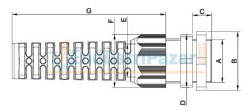 PG-7 SPİRAL POLYAMİD KABLO REKORU RAL 9005 1110162 ONKA-9277
