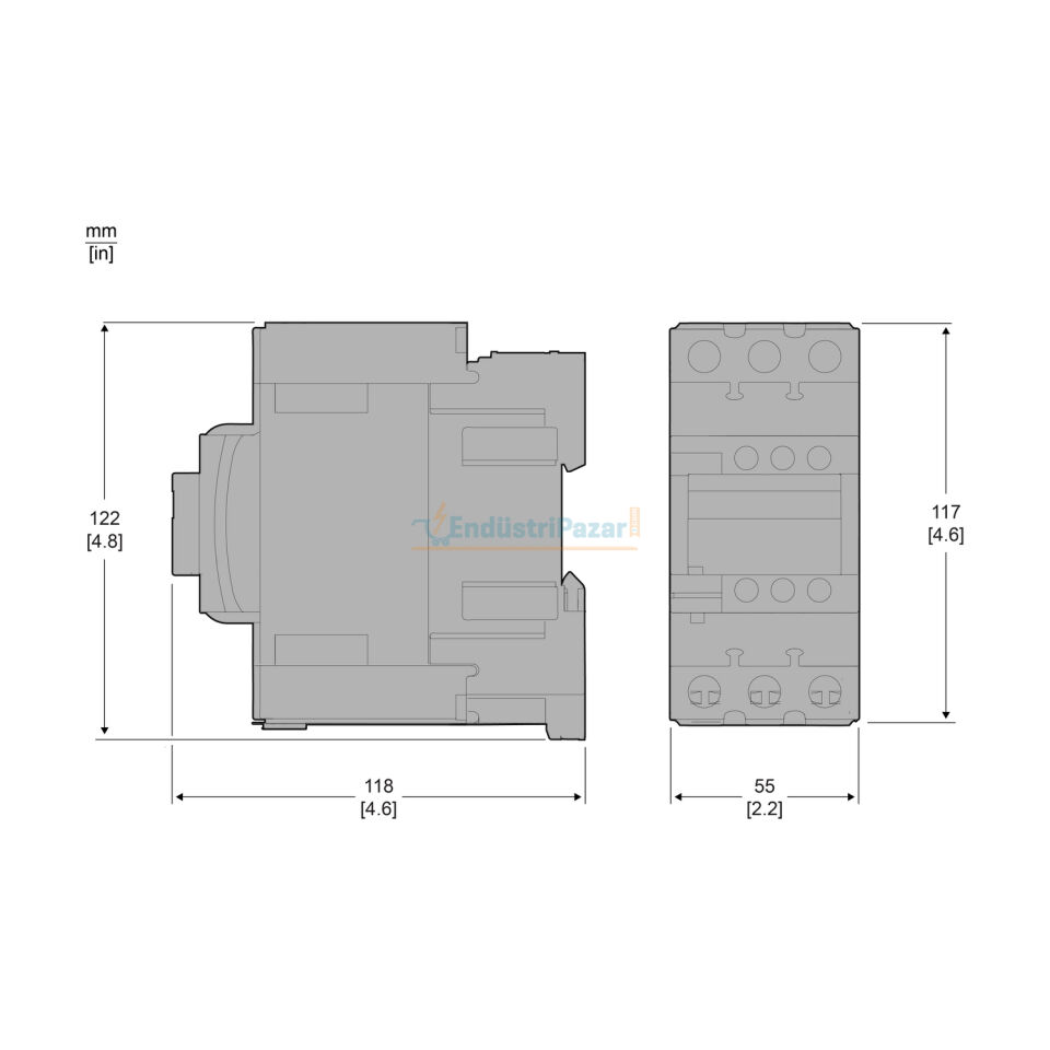 40A 48VAC Kontaktör LC1D40AE7 SCHNEİDER