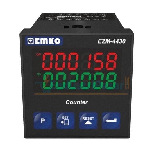 EZM-4430.5.00.0.1/00.00/0.0.0.0 Tek Setli Programlanabilir Sayıcı 230Vac EMKO