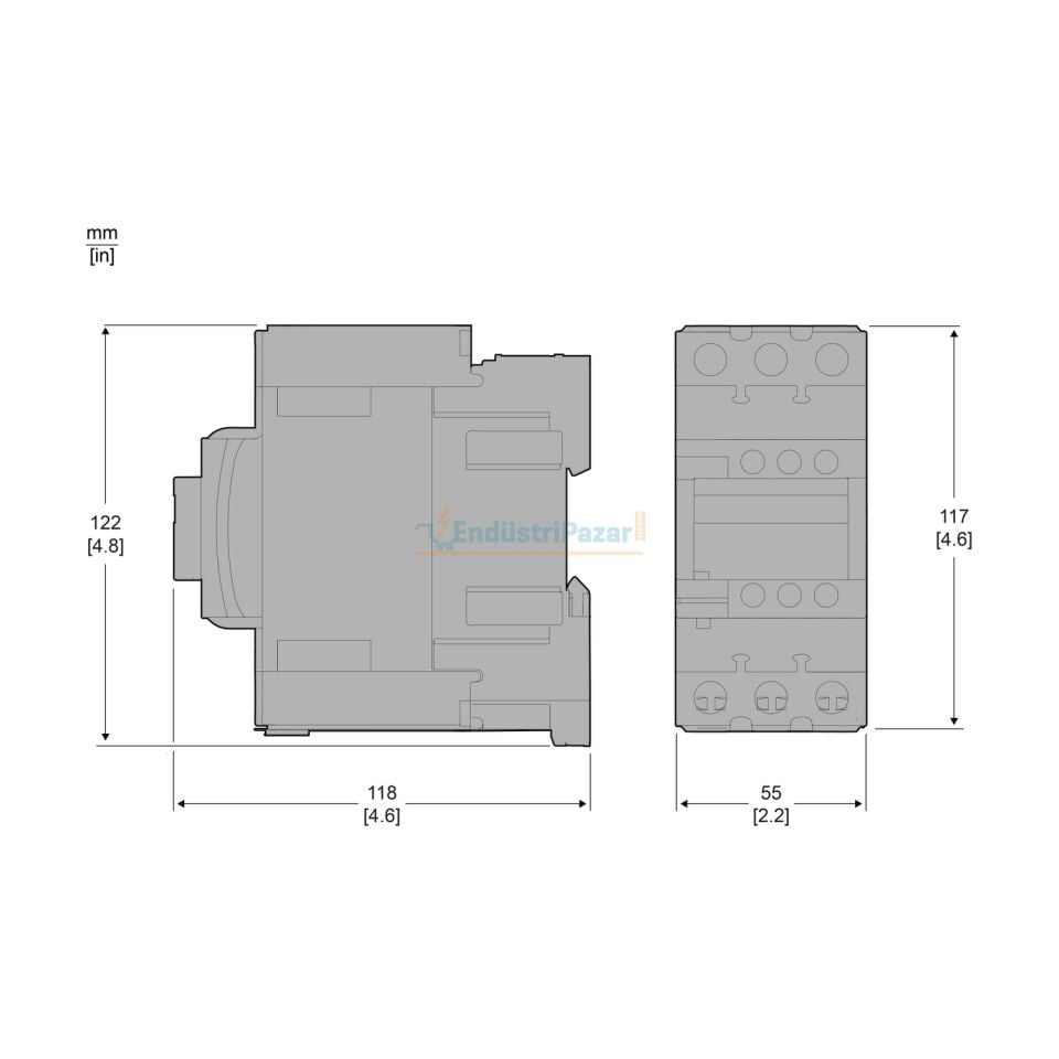 40A 220VAC Kontaktör LC1D40AM7 SCHNEİDER