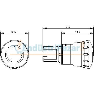 Acil Stop Butonu 3SU1050-1HB20-0AA0 SİEMENS
