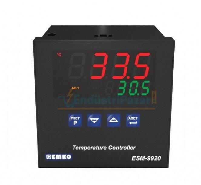 ESM-9920.2.20.0.1/01.02/0.0.0.0 PID Üniversal Girişli Sıcaklık Kontrol Cihazı 24Vac/Vdc EMKO