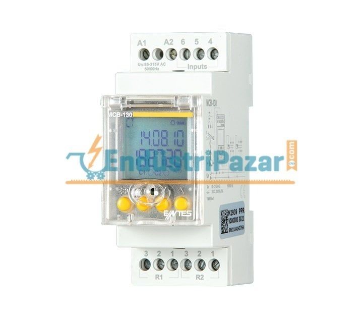 MCB-130 ÇOK FONKSİYONLU DİJİTAL ZAMAN RÖLESİ ENTES