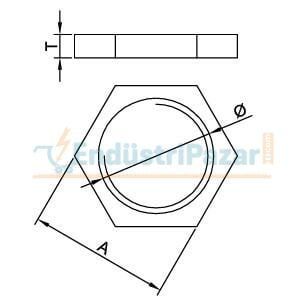 PG-42 RAL7001 POLYAMİD SOMUN 1110041 ONKA-9078