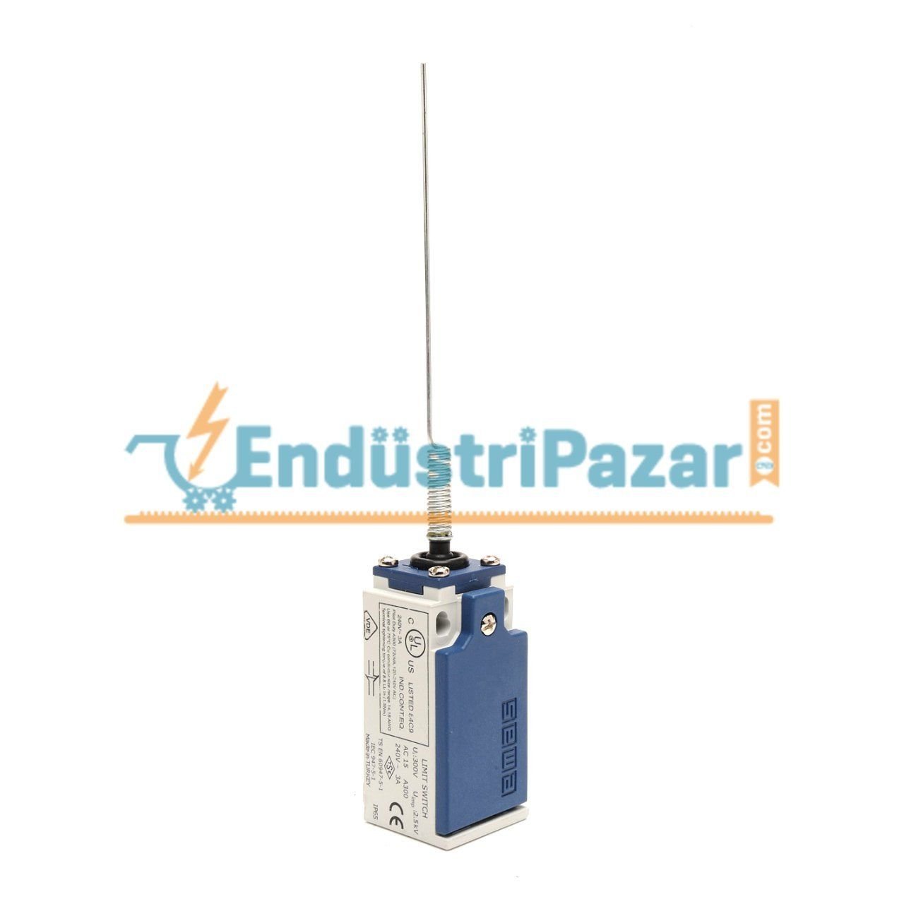 L5K13SOM101 AÇISAL HAREKETLİ SPİRAL TELLİ ÇOK YÖNLÜ KOL SINIR ŞALTERİ EMAS