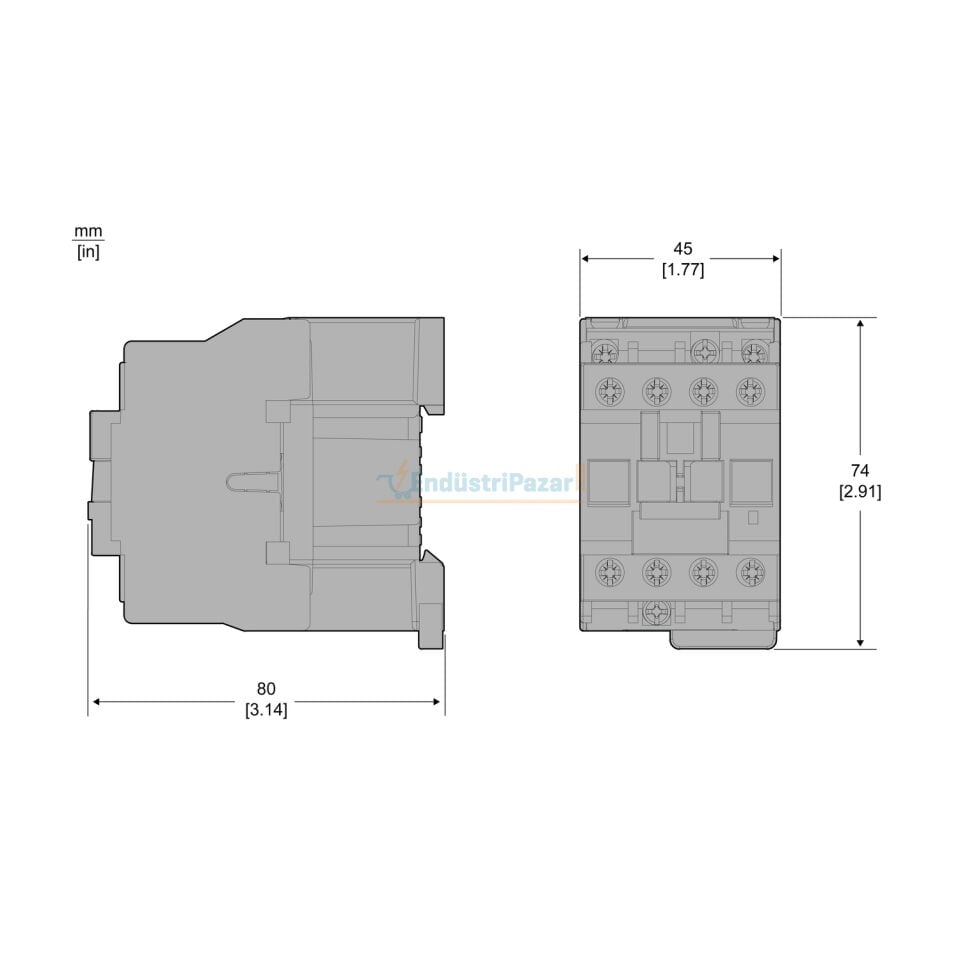 12A 220VAC Kontaktör LC1E1201M5 SCHNEİDER