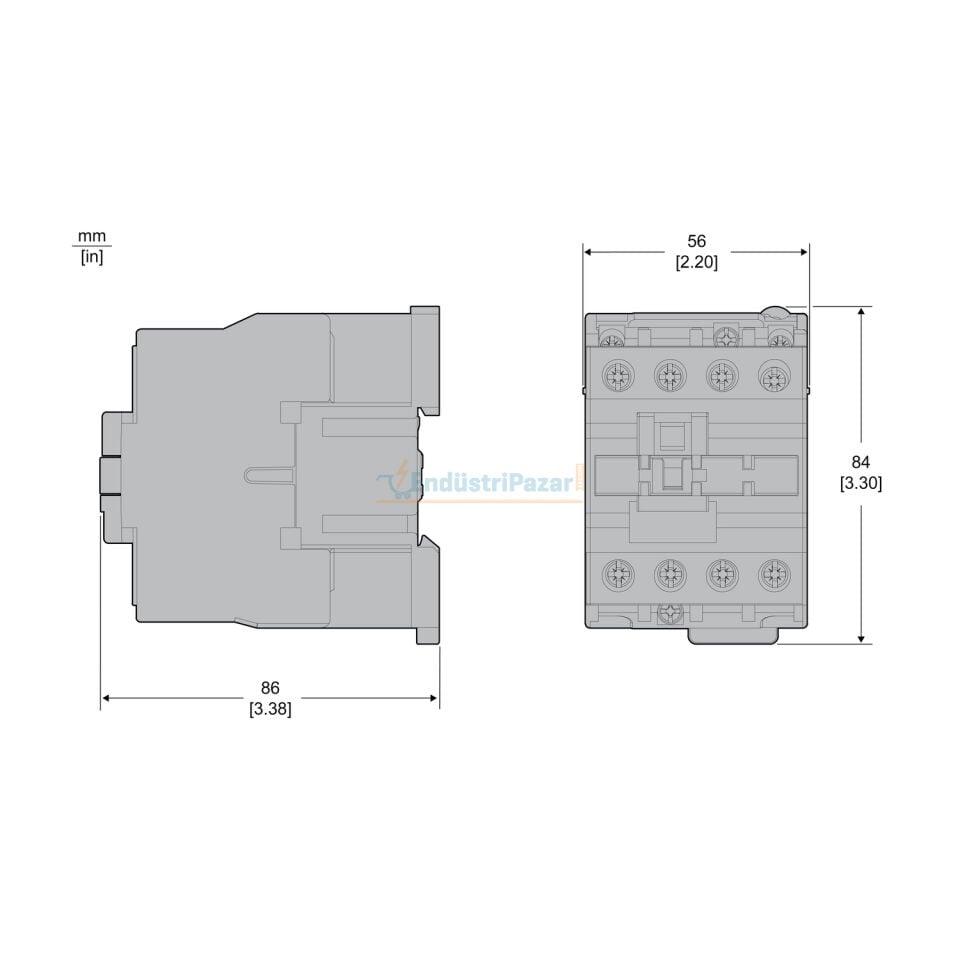 32A 220VAC Kontaktör LC1E3201M5 SCHNEİDER