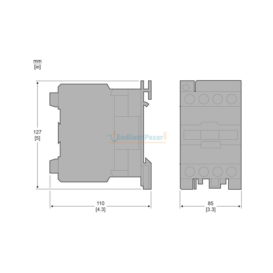 40A 220VAC Kontaktör LC1E40M5 SCHNEİDER