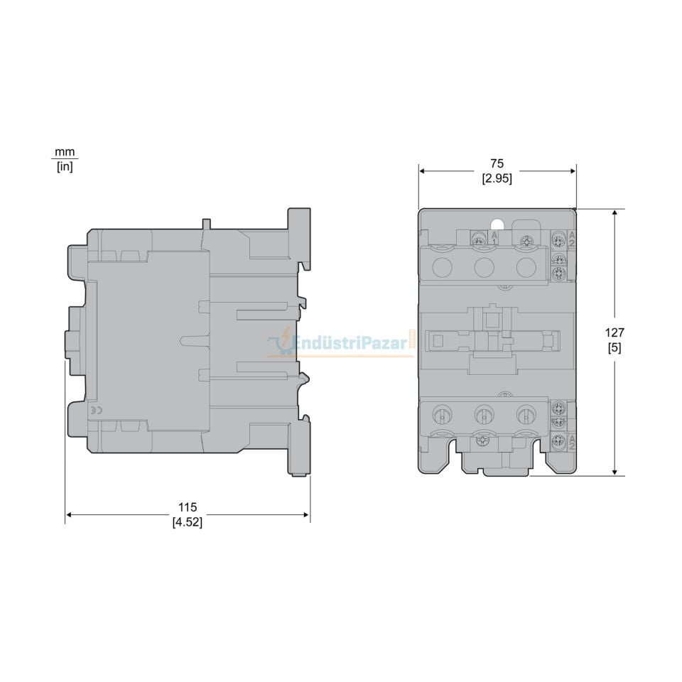 50A 220VAC Kontaktör LC1E50M5 SCHNEİDER