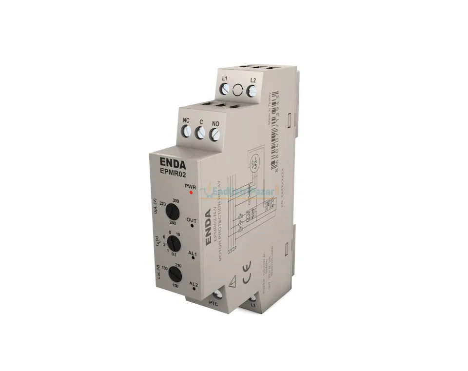 EPMR02-N-V Motor Koruma Rölesi ENDA