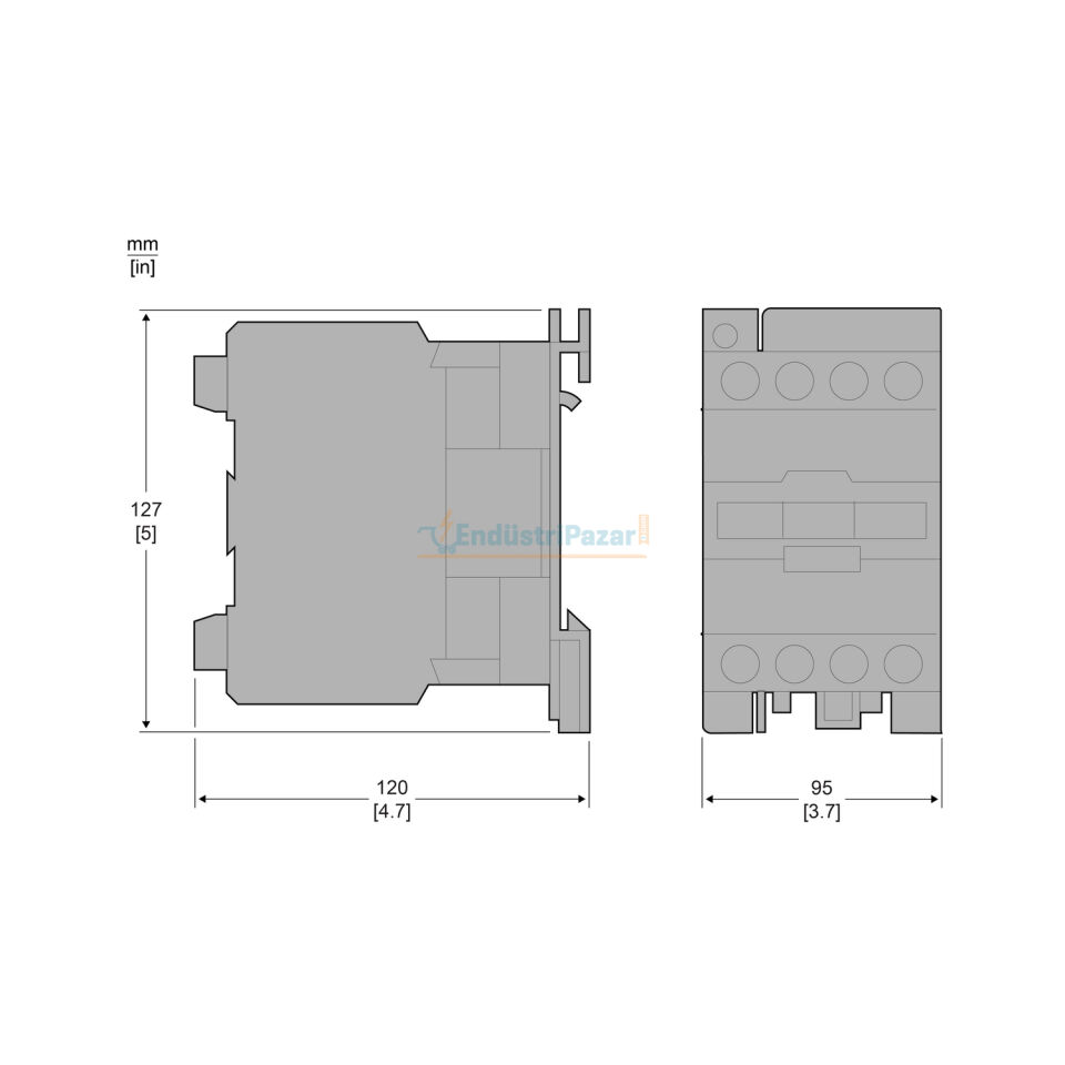 80A 220VAC Kontaktör LC1E80M5 SCHNEİDER