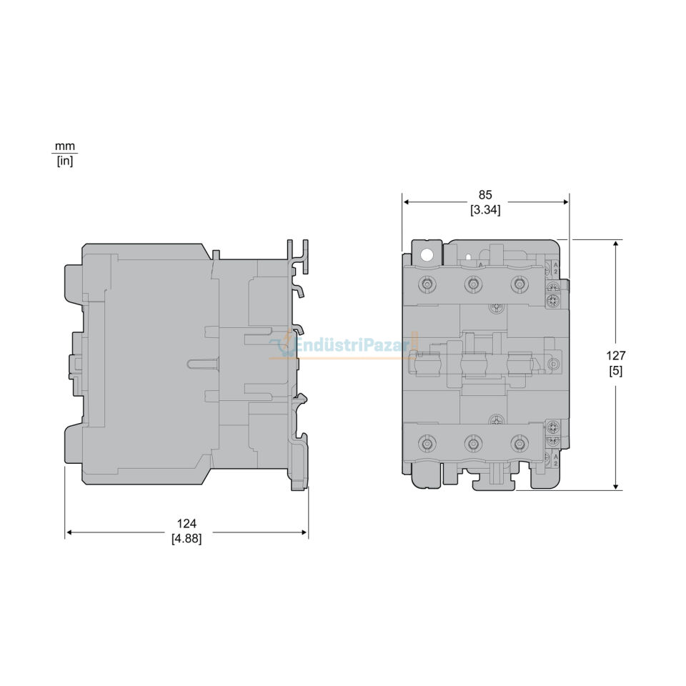 95A 220VAC Kontaktör LC1E95M5 SCHNEİDER