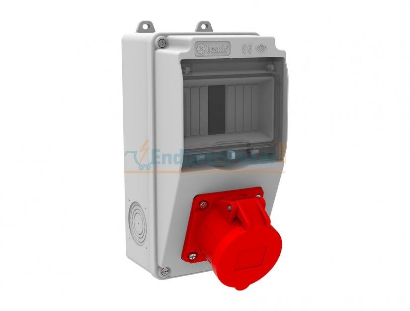 Ön 4*16A 380V 1 Adet Prizli Kombinasyon Halogen Free IP44 BH1-2112-0000 BEMİS