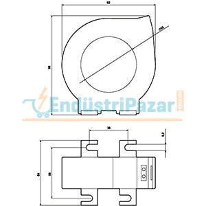 55mm Akım Trafosu 3UL2303-1A SİEMENS