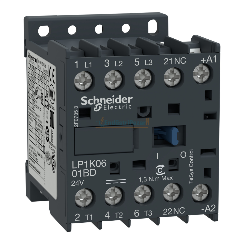6A 24VDC Kontaktör LP1K0601BD