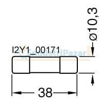 Silindirik Sigorta 10*38mm 12A 3NW6006-1 SİEMENS