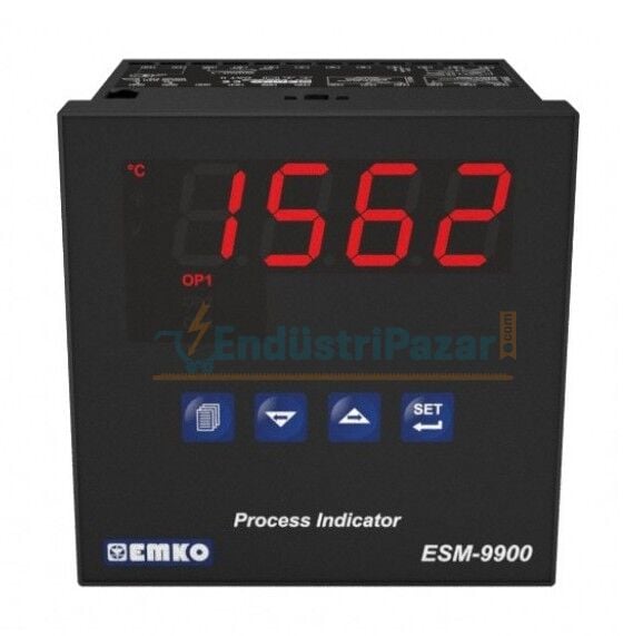 ESM-9900.2.20.1.1/00.00/0.0.0.0 Üniversal Girişli PID Smart I/O Modül Sistemli Proses Göstergesi 24Vac/Vdc RS-232 EMKO